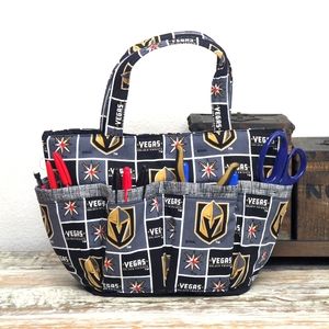 Hand Crafted Las Vegas Golden Knights Bingo/Tote Bag 100% Cotton